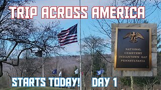 Travel Vlog 11 We Start Our Trip Across America Day 1