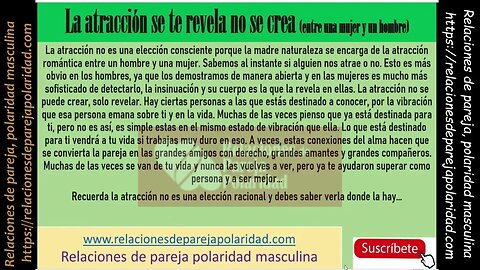 La atracción se te revela no se crea entre una mujer y un hombre 💖💃🧍 ♂️ - mejorado