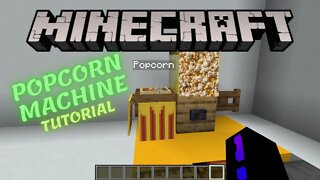 Minecraft: Popcorn Machine (Working)