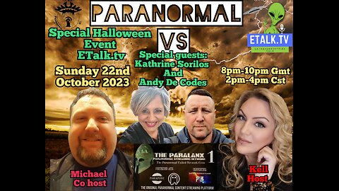 Paranormal Vs.: ETalk.TV Halloween Event with Kathrine Sorilos and Andy De Codes