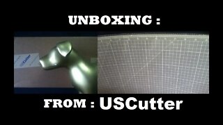 UNBOXING [91] : USCutter. Self Healing, Pearl White Craft Mat, 18 inch x 24 inch ASMR unboxing