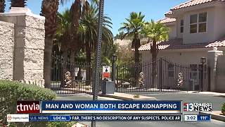 Man and woman escape from alleged kidnapper