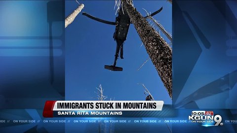 Migrants rescued from Santa Rita mountains