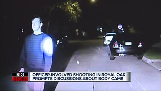 Dash-cam video shows moments before man shot & killed by Royal Oak police officer