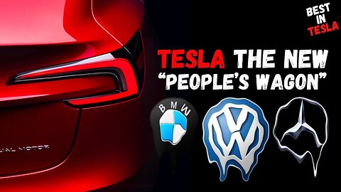 Tesla will become the new ‘People’s Wagon’ - Devastating blow to the Germans!