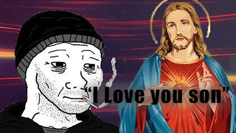 Doomer Finds Jesus (Little Dark Age Meme)