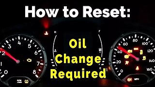 How to reset the Oil Change Light on your Jeep Renegade, Cherokee, Grand Cherokee, Compass, and Fiat