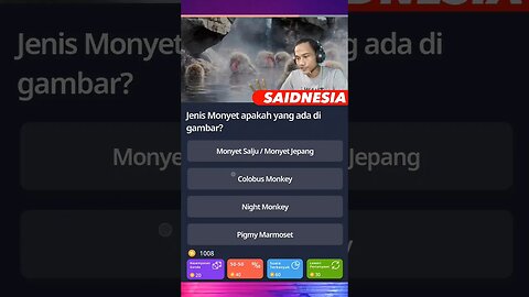 Jenis monyet apakah ini ? | Quizzland level 6 part3
