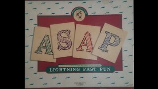 ASAP Board Game (1989, University Games) -- What's Inside