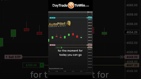 System Settings with Trailing Stops #trading #daytradetowin #autopilot