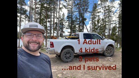 I took my family off roading and camping in my RAM 2500 and this is how it did: