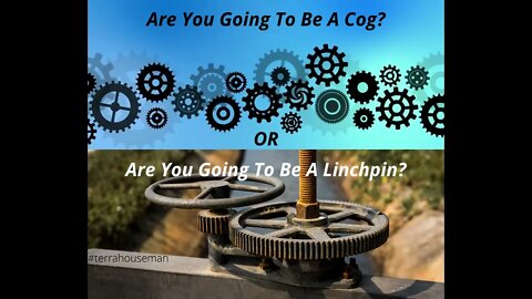 Are You Going To Be A Cog - OR - Are You Going To Be A Linchpin?