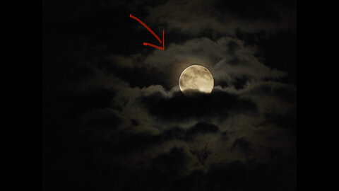 Why Are There Clouds Behind The Moon?