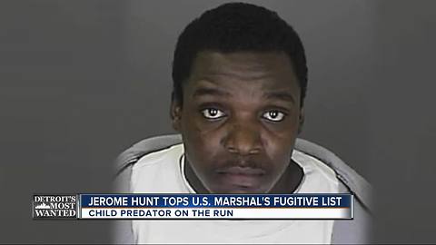 Detroit's Most Wanted: Jerome Hunt is called a sexual predator who wants to strike again