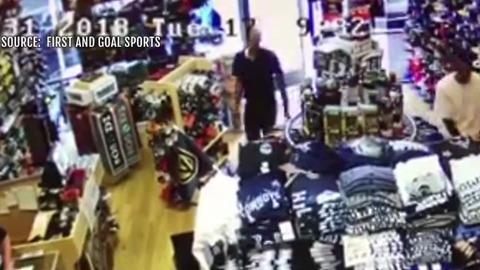 About $1,300 worth of jerseys stolen from Las Vegas store