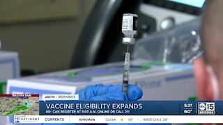 Coronavirus vaccine eligibility expands Tuesday