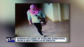 Police seeking woman who stole from donation box at Sikh temple in Plymouth Township