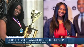 Detroit student awarded full scholarship