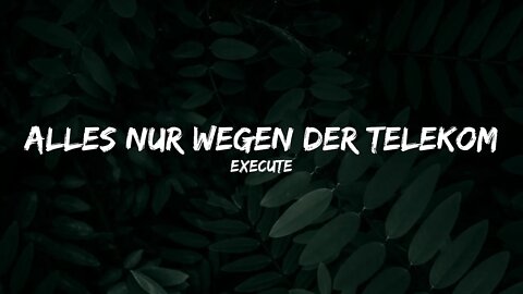 Execute - Alles nur wegen der Telekom (Lyrics)