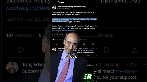 BEWARE of the Crypto Takeover: What Gary Gensler Doesn't Want You To Know! EDX Markets #shorts