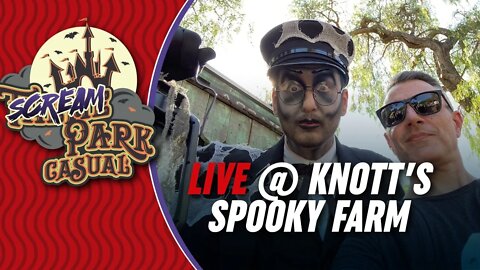 Having Fun at Knott's Spooky Farm LIVE