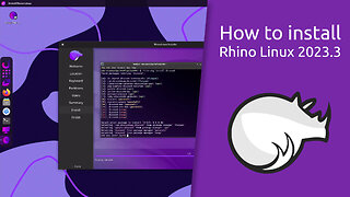 How to install Rhino Linux 2023.3