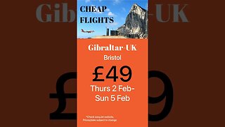 Cheap Flights from Gibraltar #shorts