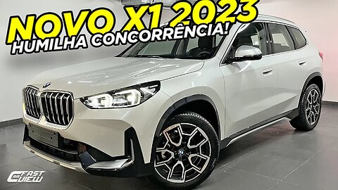 NOVO BMW X1 sDRIVE 20I X-LINE 2023 COM NOVO PAINEL, MULTIMÍDIA, MOTOR MAIS POTENTE E DESIGN RENOVADO