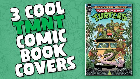 Great TMNT Comic Book Covers for Ninja Turtles Saturday Morning Adventures from Artist Travis Hymel