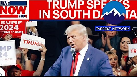 Trump speaks in South Dakota, receives endorsement from Gov. Kristi Noem