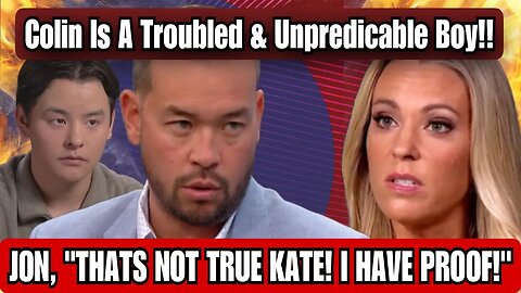 Kate Gosselin Say Son Collin Is A Troubled Young Man! Jon Fights Back, "That's A Lie Kate!"