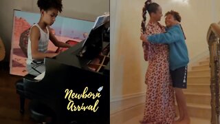 Swizz Beatz & Alicia Keys Son Egypt Plays Piano Like His Mom! 🎹