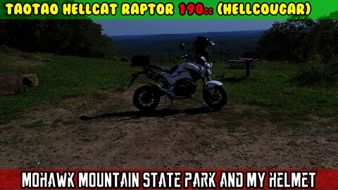 (E28) Ride to Mohawk Mountain State Park and ski area. My Best Vlog helmet setup (requested)