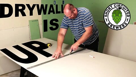 Basement Brewery Build Part 6 | Drywall is up!