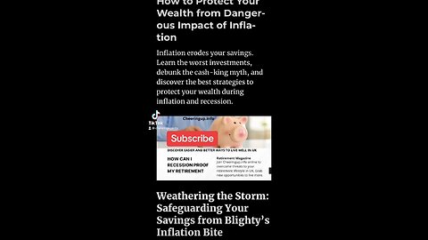 Weathering the Storm: Safeguarding Your Savings from Blighty’s Inflation Bite