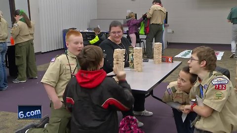 Boy Scouts practice STEM at PiDay event