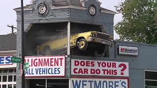 The story behind the car on the roof in Ferndale