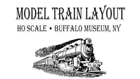 Model Train Layout, HO Scale, Buffalo Museum, NY