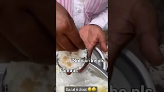 Famous Delhi ki dault wali chaat 😘😋#viral #shorts #ytshorts #food #foodblogger #tastyfood #trending