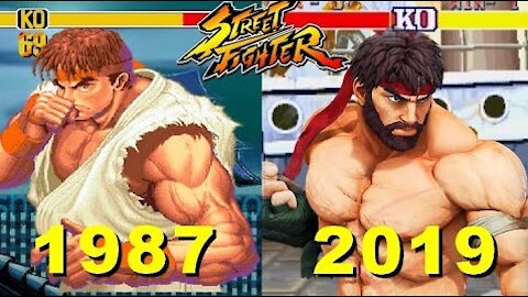 Explore Evolution Of Street Fighter All Series Games (1987 - 2019)