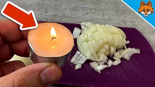 Place a Candle when you cut Onions and WATCH WHAT HAPPENS💥(Amazing)🤯