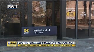 Law firm for alleged U-M abuse victims speaks out
