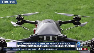 Groundbreaking ceremony for new drone research facility