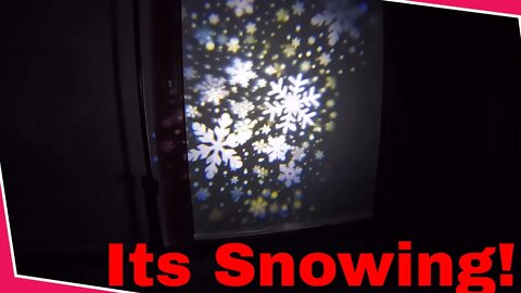 Christmas Snowflake Projector Lights-【2021 Upgraded】Snowfall Projection Lamp Waterproof Snowfall
