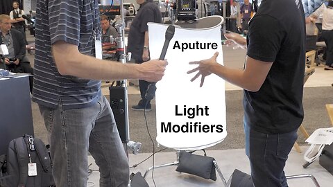 Aputure Space Light and Light Dome Mini - NAB 2017