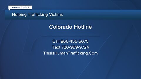 45 Colorado agencies involved in human trafficking investigation