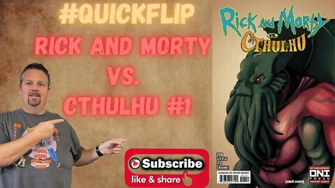 Rick and Morty vs. Cthulhu #1 Oni Press #QuickFlip Comic Book Review Jim Zub,Leonardo Ito #shorts