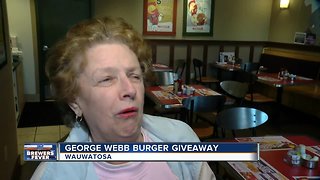 George Webb handing out free burgers thanks to the Brewers