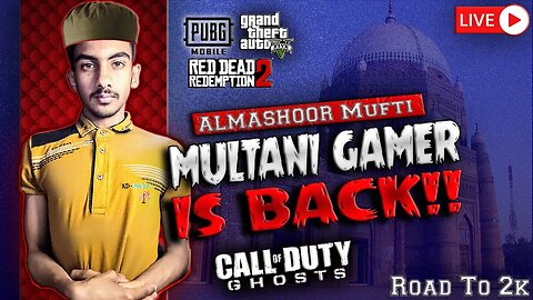 🔴Live PUBG MOBILE | UC Give Away |GTA 5 | RDR 2 | COD Ghost | CHILL STREAM | Road To 2k
