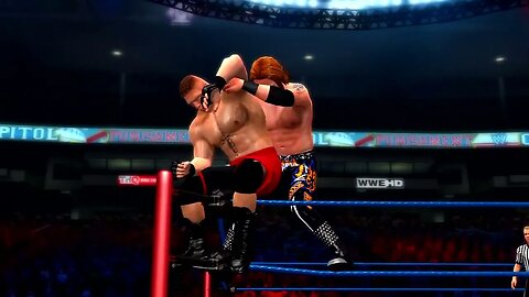 WWE '13 Gameplay Brock Lesnar vs Heath Slater